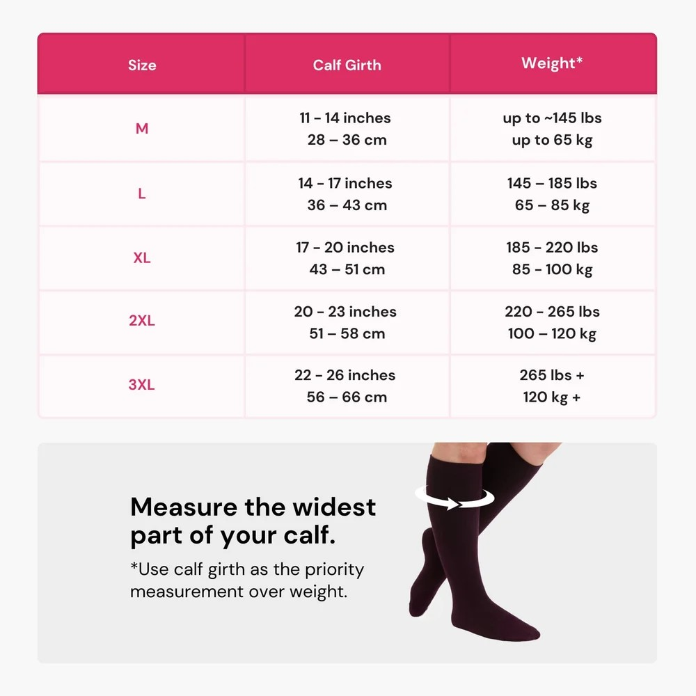 Toeless Bamboo Wide Compression Socks
