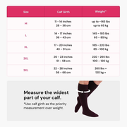 Toeless Bamboo Wide Compression Socks